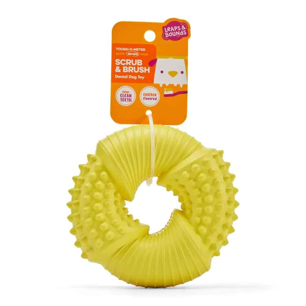 Petco Yellow Ring Dental Dog Chew Toy Extra Small eBay