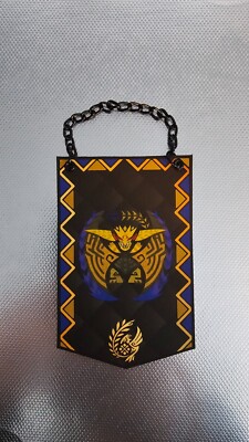 Monster Hunter Wilds Rey Dau Custom Made Mini Cloth Banner