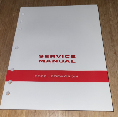 HONDA GROM 125 OEM SHOP, SERVICE REPAIR MANUAL BOOK, 22-24 MOTORCYCLE SCOOTER