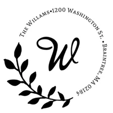 Custom Trodat Designer Monogram Embosser, Family Name Embosser, Wedding Embosser