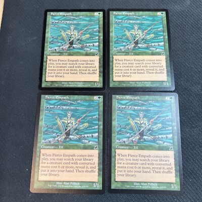 Fierce Empath Magic The Gathering Mtg Scourge Playset Card 4  NM