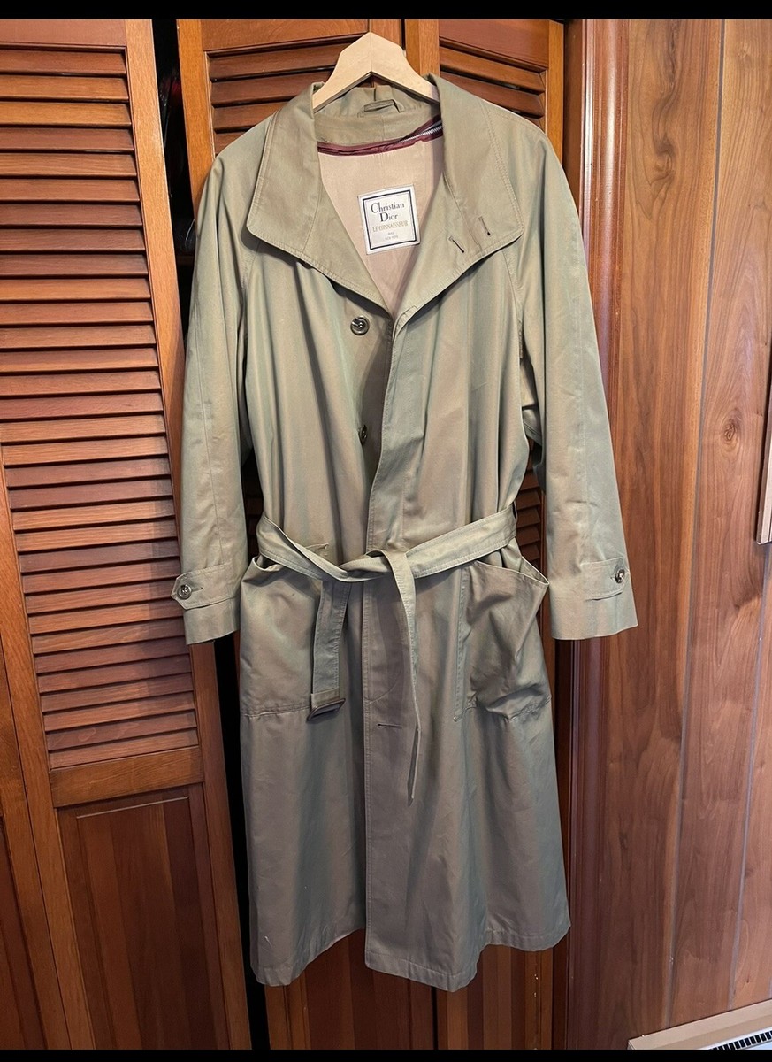 Vintage Christian Dior Le Connaisseur 40R Trench Coat Double Vintage Christian Dior Le Connaisseur 40R Trench Coat Double