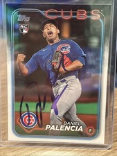 2024 Topps Series 1 - Daniel Palencia Auto #178 (RC) Chicago Cubs