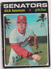 1971 Topps #60 Dick Bosman Washington Senators