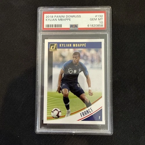 Kylian Mbappe 2018 Panini Donruss #132 France PSG PSA 10 GEM MINT
