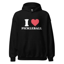 I Love Pickleball Top Koala Soft Style Blended Cotton Hoodie