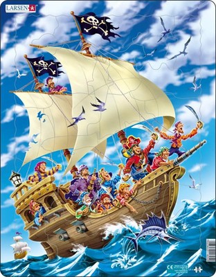 Puzzle - Piraten | Puzzle | 2019 | Larsen | EAN 7023852118252