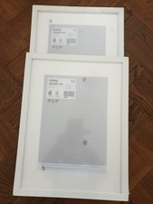 NEW x  2 White IKEA Ribba frames 30x40cm discontinued, still wrapped white mount