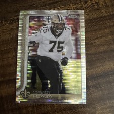 2025 Topps Chrome Taliese Fuaga Pulsar Refractor #219 New Orleans Saints