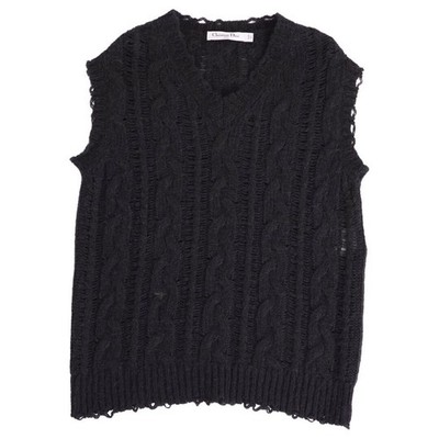 Christian Dior Knit 2022 Sweater Sleeveless Alpaca Cashmere F36 Used MOLO-0