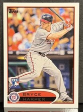 2012 Topps - Bryce Harper #661 Batting, Blue Helmet (RC)