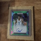 2019-20 Panini Prizm Draft Picks  Coby White #7 Carolina Blue Prizm /10 (AU, RC)