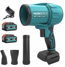 Cordless Handheld Leaf Blower 18V 5.5Ah + 2 Batteries + Charger New