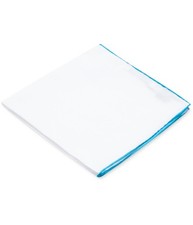 Ryan Seacrest Mens Color Edge Pocket Square, white, One Size 897190044116