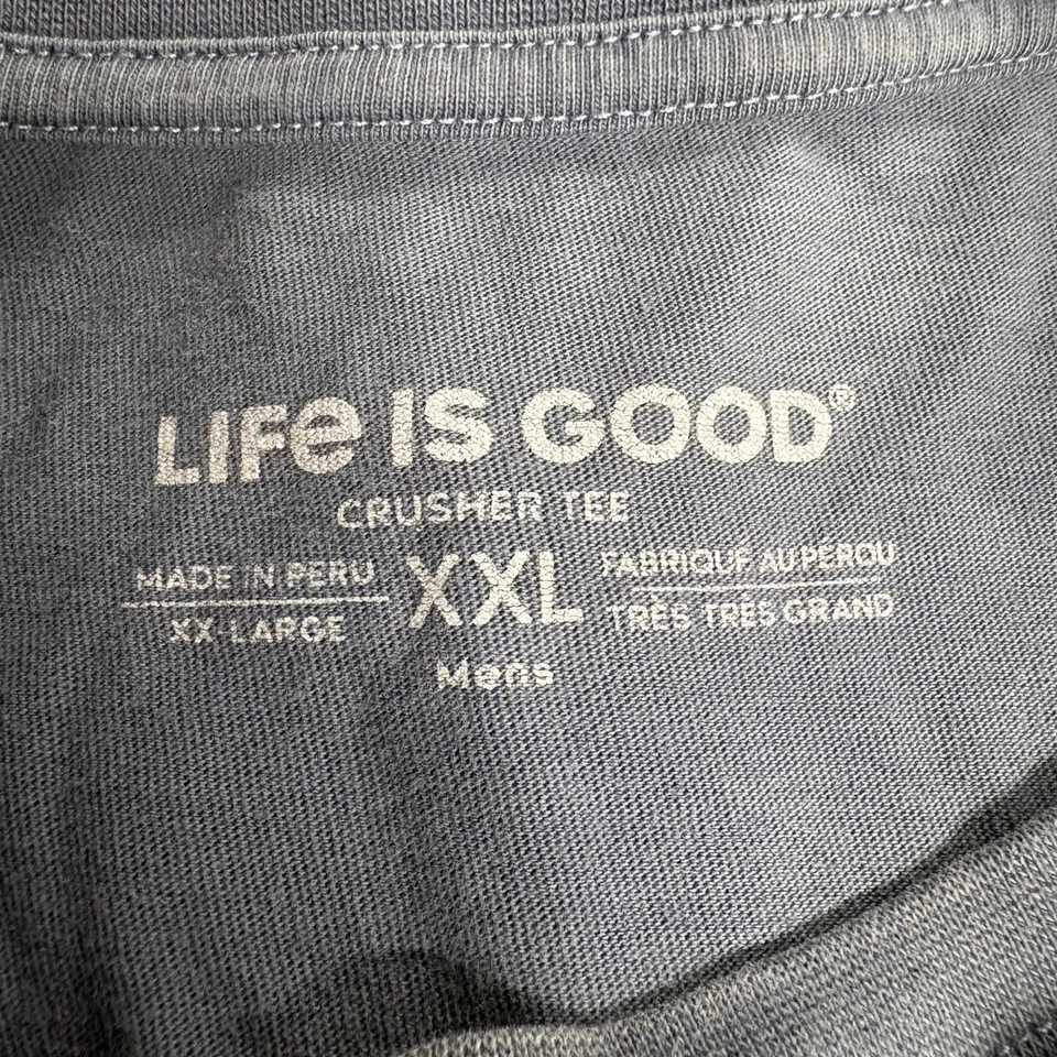 Life is Good Crusher Tee XXL Mens T-Shirt Graphic Print Short Sleeve Casual - Image 4 of 4