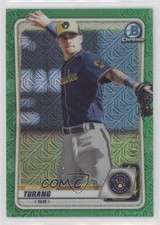 2020 Bowman Mega Box Green Mojo Refractor 82/99 Brice Turang #BCP-35 0a9v