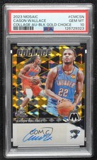 2023 Mosaic Collage Choice Black Gold Prizm 5/8 Cason Wallace PSA 10 Auto 11es