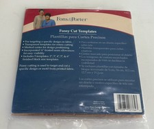 Fons  Porter Fussy Cut Templates - Square Transparent Pack 5, Missing 2  Block