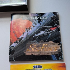 Sega Mega-CD Cobra Command & Sol Feace Game With Manuals