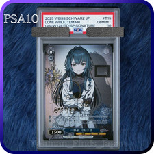 PSA 10 Weiss Schwarz Temari Tsukimura Signed Gakuen iDOLM STER Gakumasu T15 SP