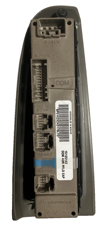 03-06 Interruptor de control de ventana eléctrica maestro Chevrolet GMC conductor delantero izquierdo madera Foto 2 de 3