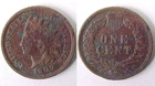 1909 Indian Cent Fine F Details Pitted Corroded