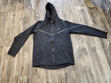 Men's Nike Tech Fleece Windrunner Full Zip Hoodie Sz Large Black 805144-010