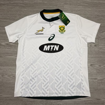 SOUTH AFRICA RUGBY HOME 2018 2019 ASICS JERSEY SPRINGBOKS TOP ORIGINAL SZ XL NEW