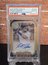 2022 Topps Tribute #IPA-MC Miguel Cabrera Iconic Perspectives AUTO #/25 PSA 10