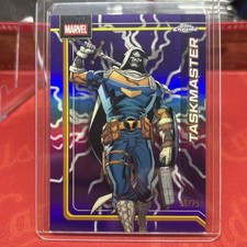 2026 Topps Chrome Marvel Comics #173 Taskmaster Storm’s Lightning Refractor /75