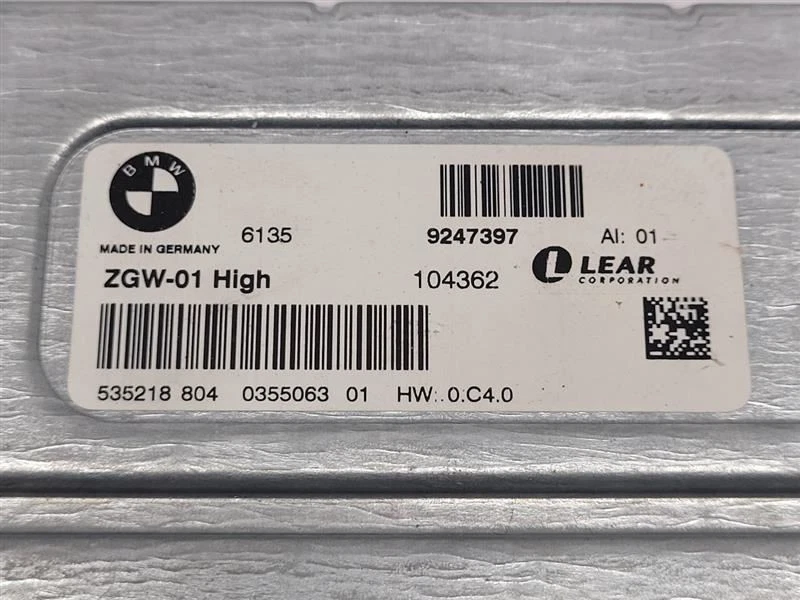 11 2011 BMW 535I 750I 750LI THEFT LOCKING CENTRAL GATEWAY MODULE 61359247397 - Image 3 of 4