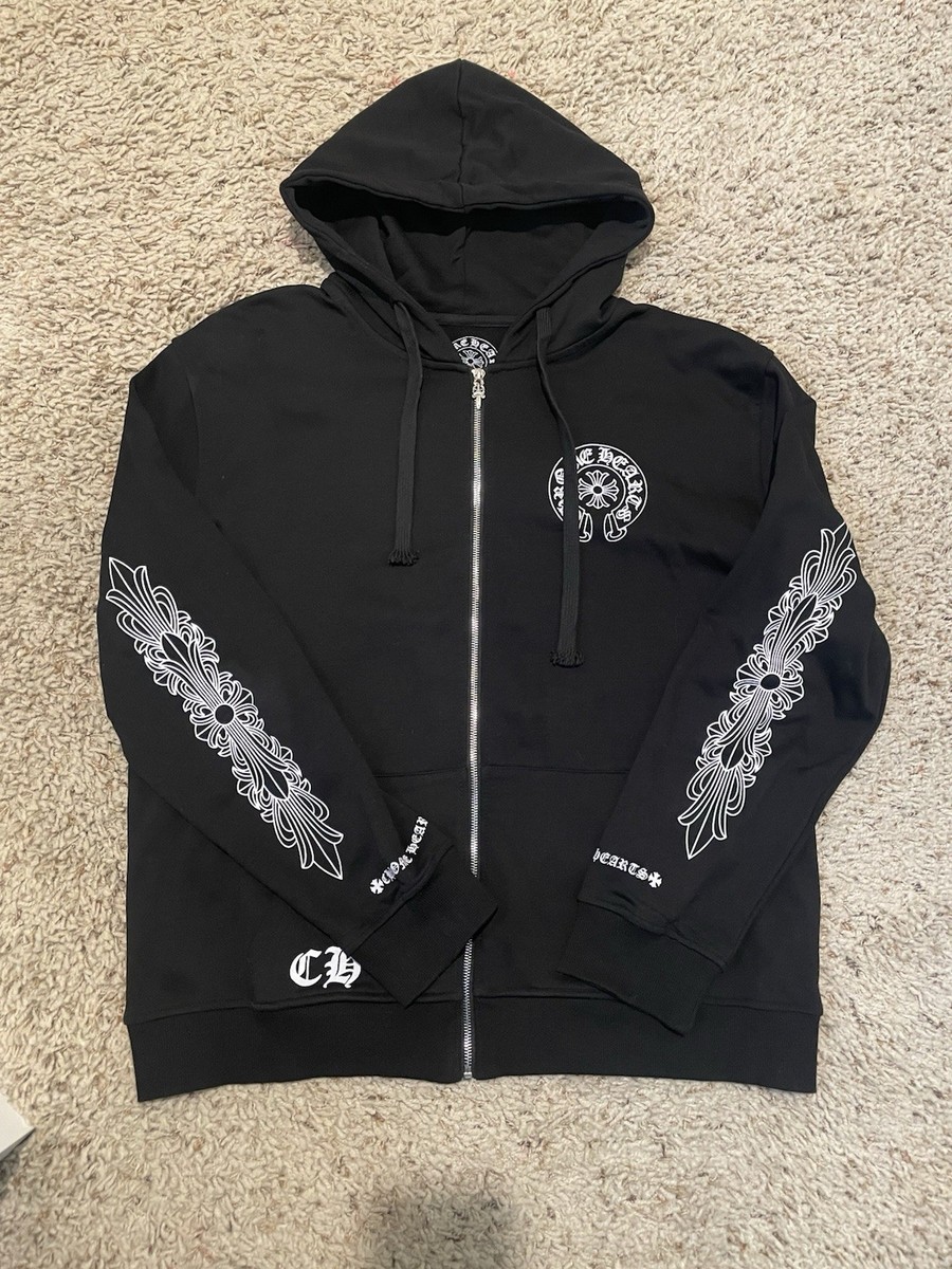 Chrome Hearts Los Angeles Full Zip Hoodie Size 2XL, Graphic Print