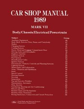 1989 Lincoln Mark Vii Factory Shop Service Manual