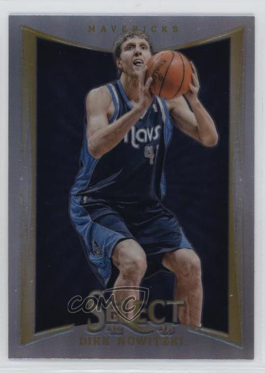 2012-13 Panini Select Silver Prizm Dirk Nowitzki #27 HOF 0hr4