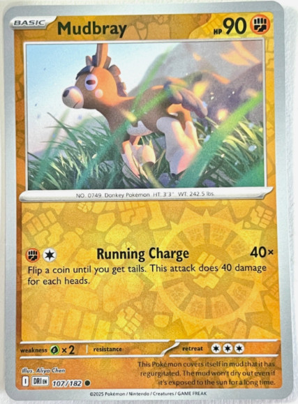Mudbray 107/182 - Destined Rivals – Reverse Holo - NM/M