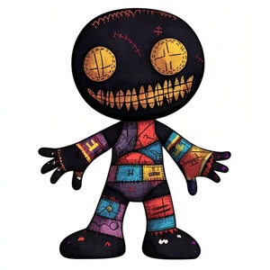 Voodoo Doll Black Magic Rituals Self Adhesive Vinyl Sticker
