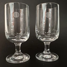 PAN AM 1.5 oz. Stemmed Cordial Glass Set of 2