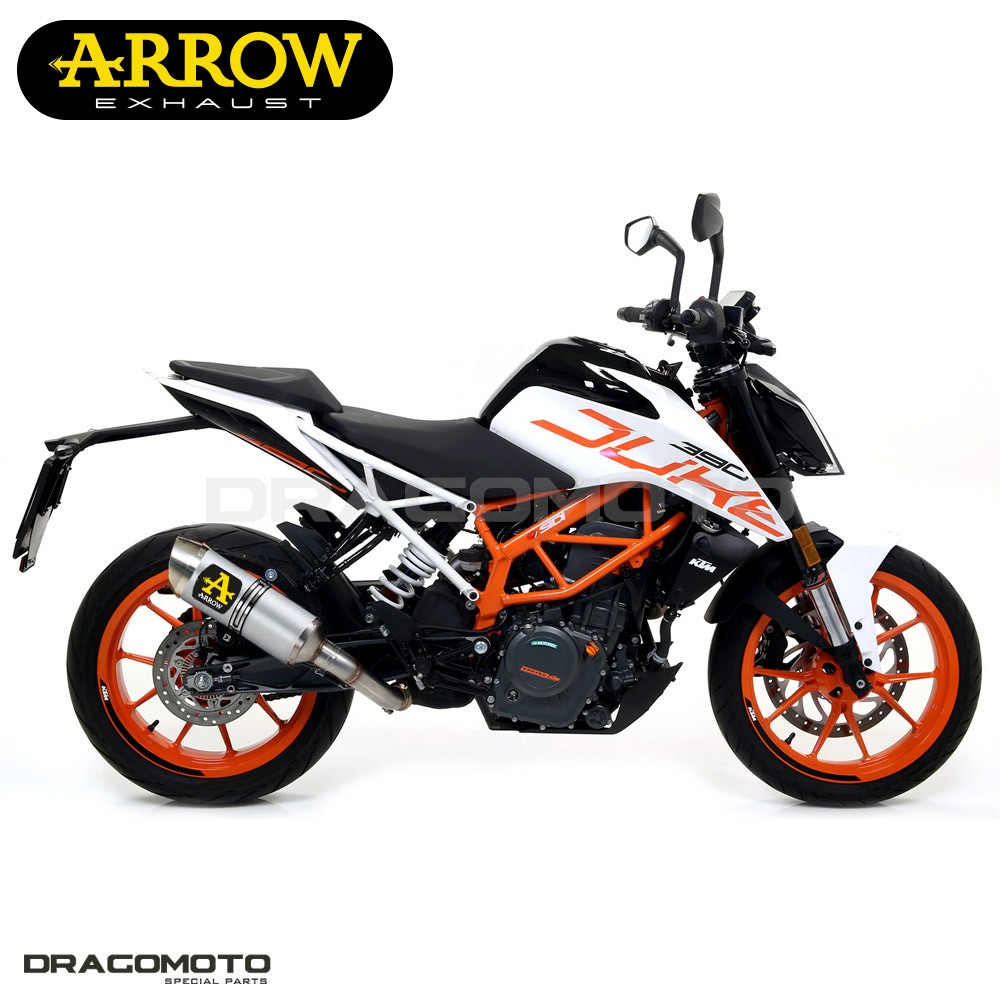 Silencieux ARROW Thunder en aluminium pour moto KTM 390 Duke modèles 2017 à 2018 - 2