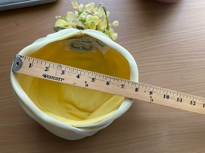 Vintage 50-60s Christian Dior Chapeaux Paris-New York Yellow Flowers Hat organza Vintage 50-60s Christian Dior Chapeaux Paris-New York Yellow  main image 2