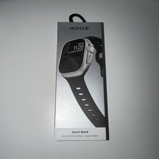 NOMAD Apple Watch Sport Strap FKM Band Black 45/49mm M/L New Authentic