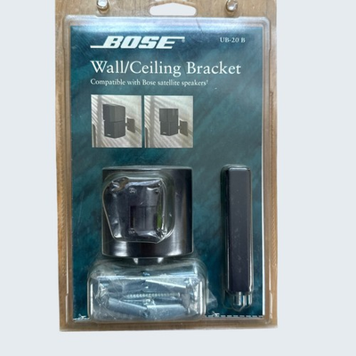 #ad #ad Bose UB 20B Wall Ceiling Bracket Mount for Cube Speakers Black NEW SEALED $13.99