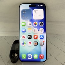 Apple iPhone 16 Pro Max Black 256GB AT T Only 91 Batt Health A27