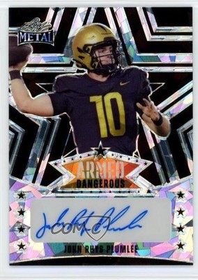 2024 Leaf Metal Black Crystals /4 John Rhys Plumlee #AD-JRP Auto 1pe6