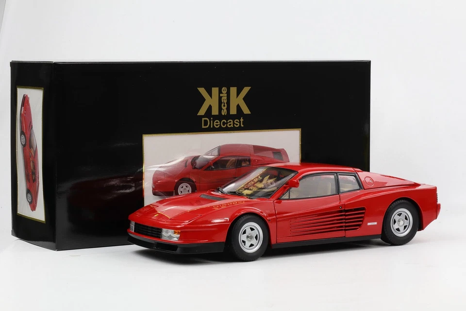 1:12 Échelle 1:12 Ferrari Testarossa Monospeccio 1984 Rouge KKDC120204 - Photo 4/4