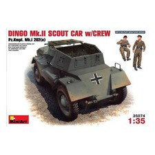 Modell Gepanzert Dingo Mkii Pfadfinder Car W / Crew MiniArt 35074 1:3 5 Panzer P