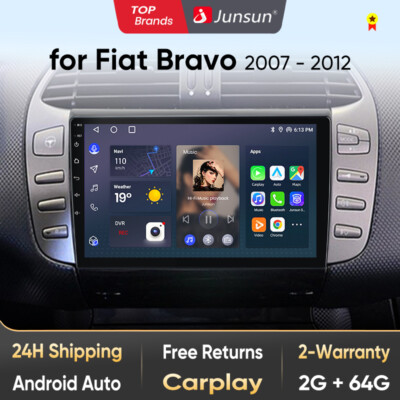 9 Zoll Android Radio SIXWIN Android 13 Autoradio Für FIAT 500 2007