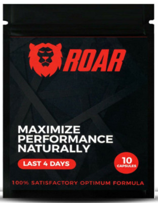 ROAR - A Male Energy (10 Pills) Man Enhancer - Amplifier for Performance