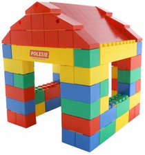 Polesie Haus aus 134-tlg. XXL-Bausteine Bausteinblock +12M