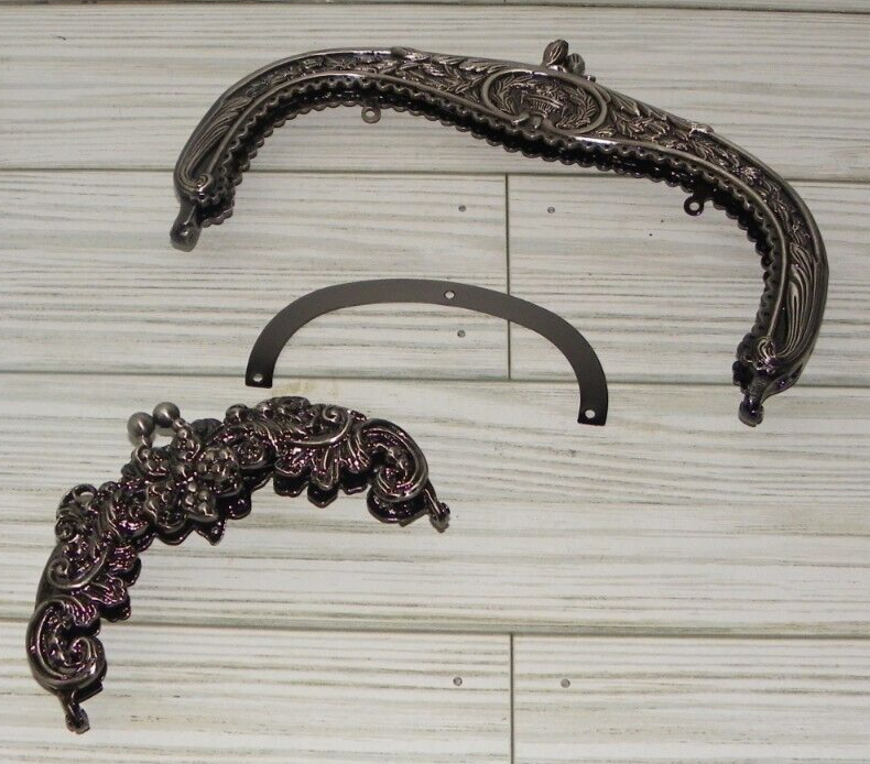 Ornate Metal 4 Piece Ladies Purse Handle Hardware Accessories Supplies