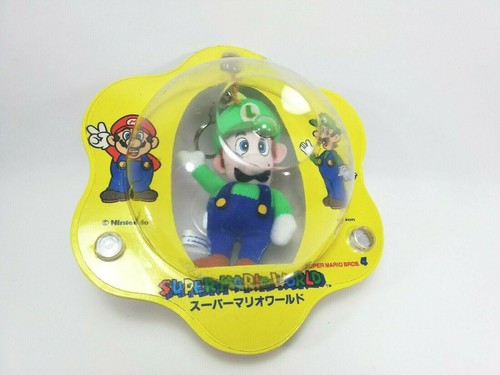 Luigi Plush Bubble Keychain Galson Super Mario World Nintendo Japan - Picture 2 of 10